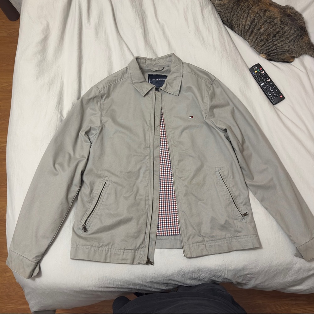 Tommy Hilfiger Men's Light Gray Jacket